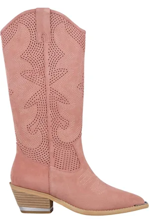 Alma en Pena Cowboy Boots, female, , 4 UK, Embroidered Leather Flat Boots
