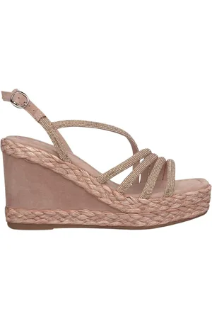 Alma en Pena Wedges, female, , 5 UK, Rhinestone Wedge Sandal
