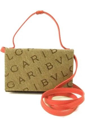 Bvlgari Pre-owned Wallets, female, , ONE SIZE, Pre-owned Canvas handbags