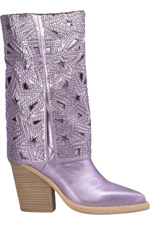 Alma en Pena Cowboy Boots, female, , 7 UK, Star Heeled Boot