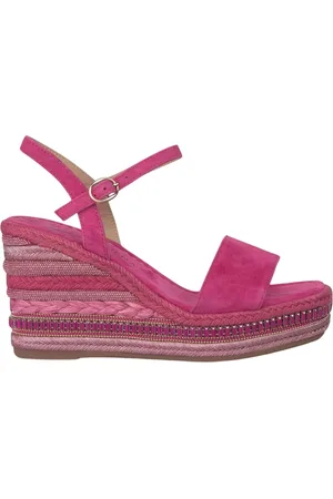 Alma en Pena Wedges, female, , 7 UK, Rhinestone Wedge Sandal with Braided Detail
