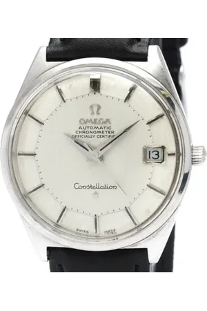 Omega Pre-owned Watches, male, , ONE SIZE, Pre-owned Leather watches