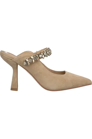 Alma en Pena Heeled Mules, female, , 8 UK, Stylish Slingback Shoe with Embellished Strap