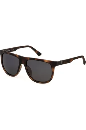 Police Sunglasses, unisex, , 59 MM, Stylish Sunglasses in Shiny Havana/