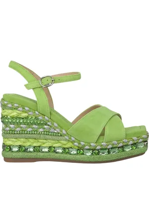 Alma en Pena Wedges, female, , 7 UK, Rhinestone Wedge Sandal with Braided Detail