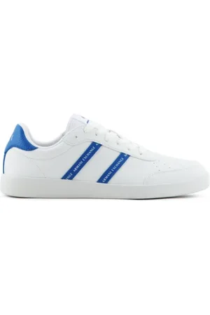 Armani Exchange Sneakers, male, , 10 UK, Trainers with Blue Details
