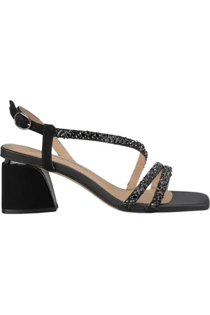 Alma en Pena High Heel Sandals, female, , 8 UK, Square Toe Rhinestone Straps Sandal