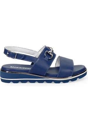 SANGIORGIO Flat Sandals, female, , 9 UK, Leather Sandals
