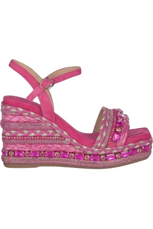 Alma en Pena Wedges, female, , 6 UK, Rhinestone Wedge Sandal with Braided Detail