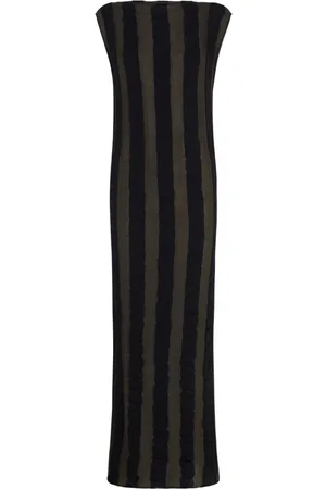 Cortana Winona, khaki and black knitted dress
