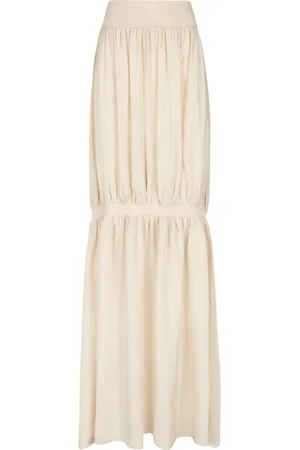 Cortana Maxi Skirts, female, , S, Linen and silk long skirt