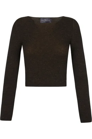 Cortana Cashmere Melange Long Sleeve Top