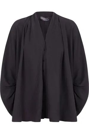 Cortana Blouses, female, , XL, Velvet Smoke Silk Blouse