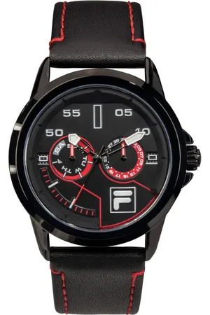 Fila Watches, male, , ONE SIZE, Stylish Leather Band Mens Watch