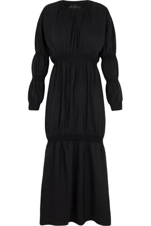 Cortana Linen and silk midi dress