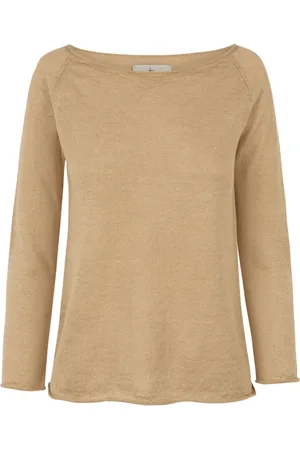 Cortana Round-neck Knitwear, female, , L, Rinen, jersey in linen