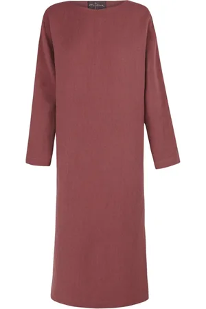 Cortana Margot, midi dress in linen and wool