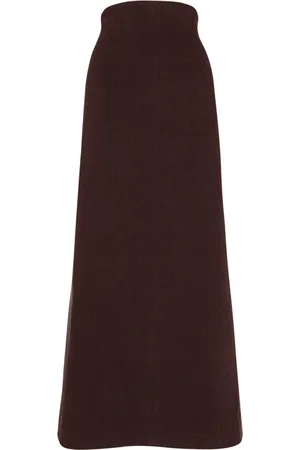 Cortana Maxi Skirts, female, , 2XL, High Waist A-Line Linen Viscose Skirt