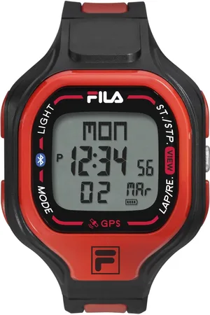 Fila Watches, male, , ONE SIZE, Smart GPS Bluetooth Calorie Silicone Watch