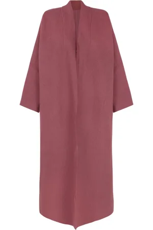 Cortana Single-Breasted Coats, female, , L, Structured Wool Linen Coat