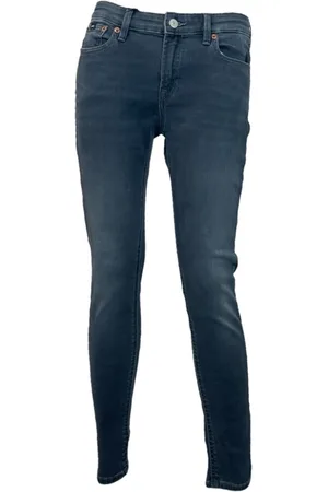 Denham Skinny Jeans, female, , W26 L30, Skinny Mid-Rise Stretch Jeans Dark