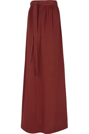 Cortana Maxi Skirts, female, , L, Linen Maxi Skirt