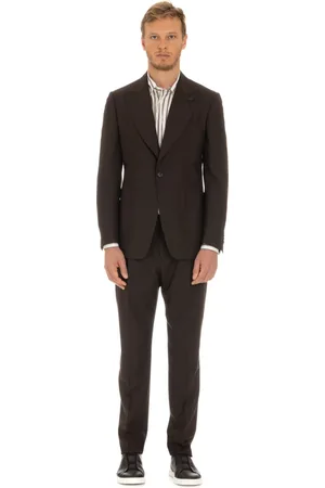 LARDINI Jacket Maxi Revers Mono Bottone