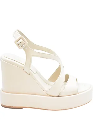 Paloma Barceló Wedges, female, , 4 UK, Ivory Lace Flat Shoes