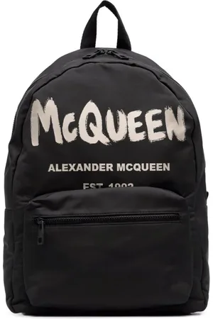 Alexander McQueen Backpacks, male, , ONE SIZE, Graffiti Backpack Canvas