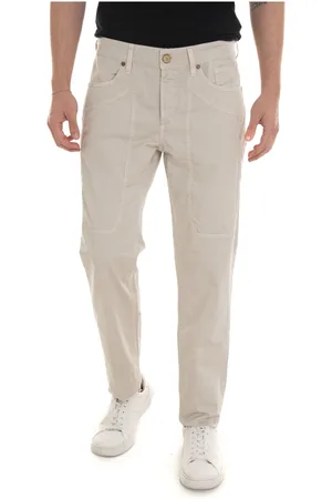 Jeckerson Slim-fit Trousers, male, , W40, 5-pocket trousers with leather passante