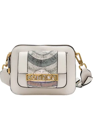 Gattinoni Shoulder Bag Ivory Planetarium Print