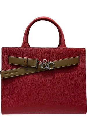 HARMONT&BLAINE Leather Handbag Belt Signature