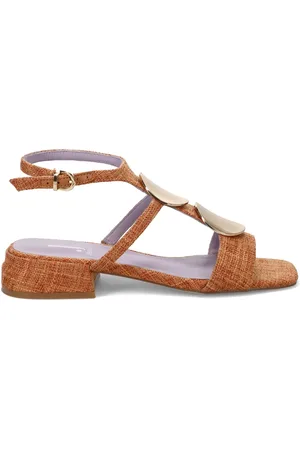 Jeannot Flat Sandals, female, , 4 UK, Sandals Elegant Gold Accent