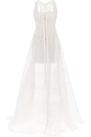 Jacquemus Maxi Sequined Negligee Dress