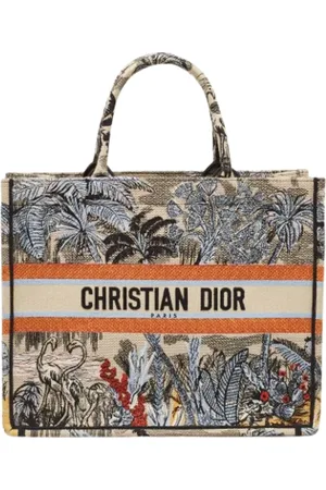 Dior Pre-owned Tote Bags, female, , ONE SIZE, Pre-owned Canvas totes