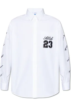 OFF-WHITE Casual Shirts, male, , S, Embroidered Shirt
