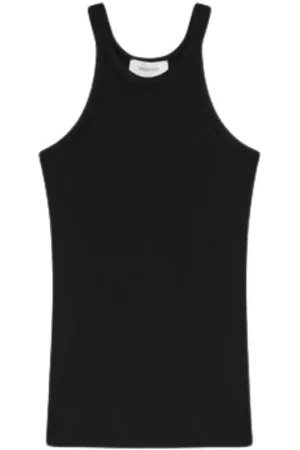Sportmax Sleeveless Tops, female, , M, Ribbed Jersey Tank Top