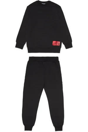 Dsquared2 Logo Jersey Pajamas with Pajama Bag