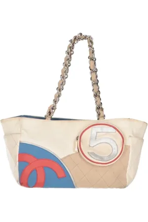 CHANEL Pre-owned Tote Bags, female, , ONE SIZE, Pre-owned Cotton chanel-bags