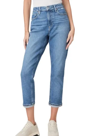 Paige Cropped Jeans, female, , W24, High Rise Brigitte Trousers