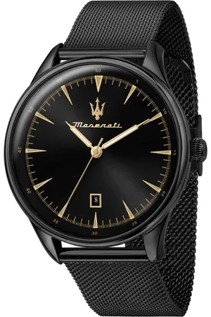 Maserati Tradizione Mesh Date Watch Stainless Steel