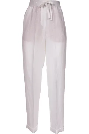 LE TRICOT PERUGIA Wide Trousers, female, , 2XS, Linen Sequin Trousers