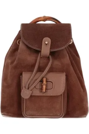 Gucci Pre-owned Backpacks, female, , ONE SIZE, Pre-owned Suede gucci-bags