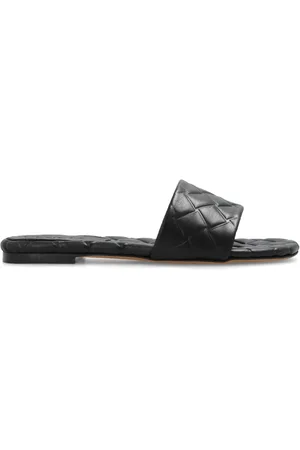 Bottega Veneta Sliders, female, , 6 UK, Amy Leather Slides