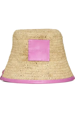 Jacquemus Woven Raffia Wide Brim Hat