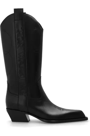 OFF-WHITE Cowboy Boots, female, , 4 UK, Leather Cowboy Boots