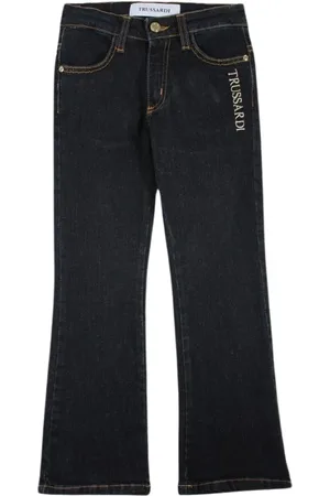 Trussardi Jeans, unisex, , 12 Y, Palazzo Logo Jeans Winter Style