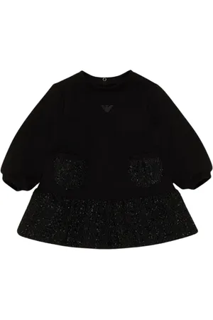 Emporio Armani Dresses, female, , 12 M, Long Sleeve Round Neck Dress