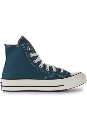 Converse Sneakers, male, , 7 1/2 UK, Teal Blue Hi Lace Up Trainers