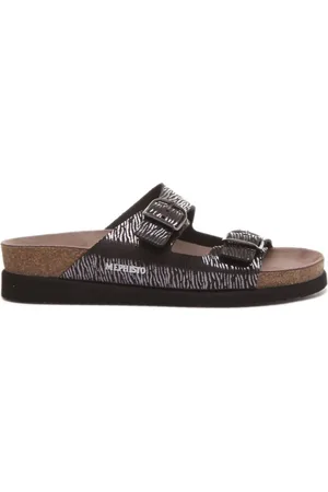 Mephisto Leather Comfort Sandals
